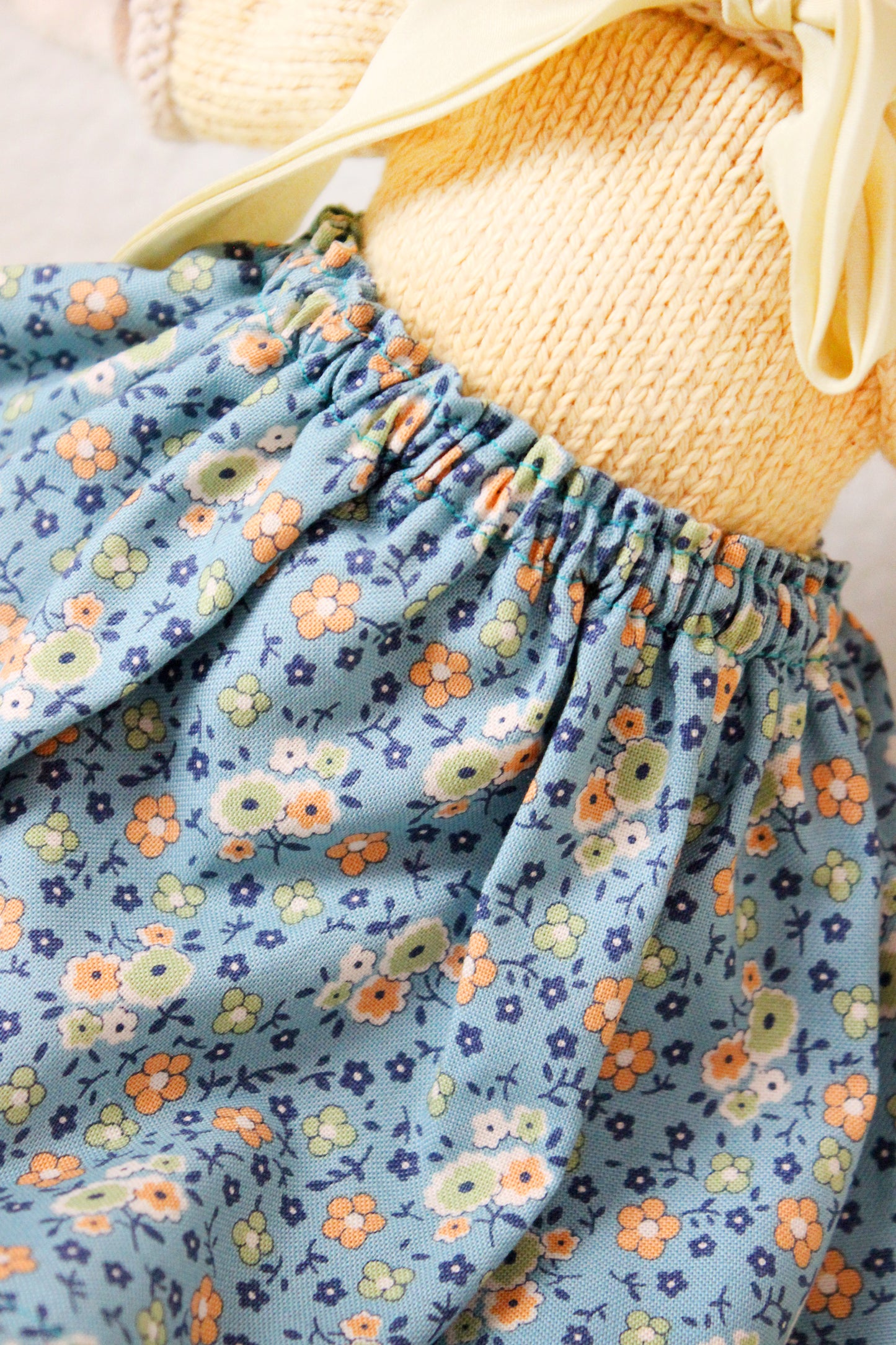 Blue Bonnets Ruffle Skirt