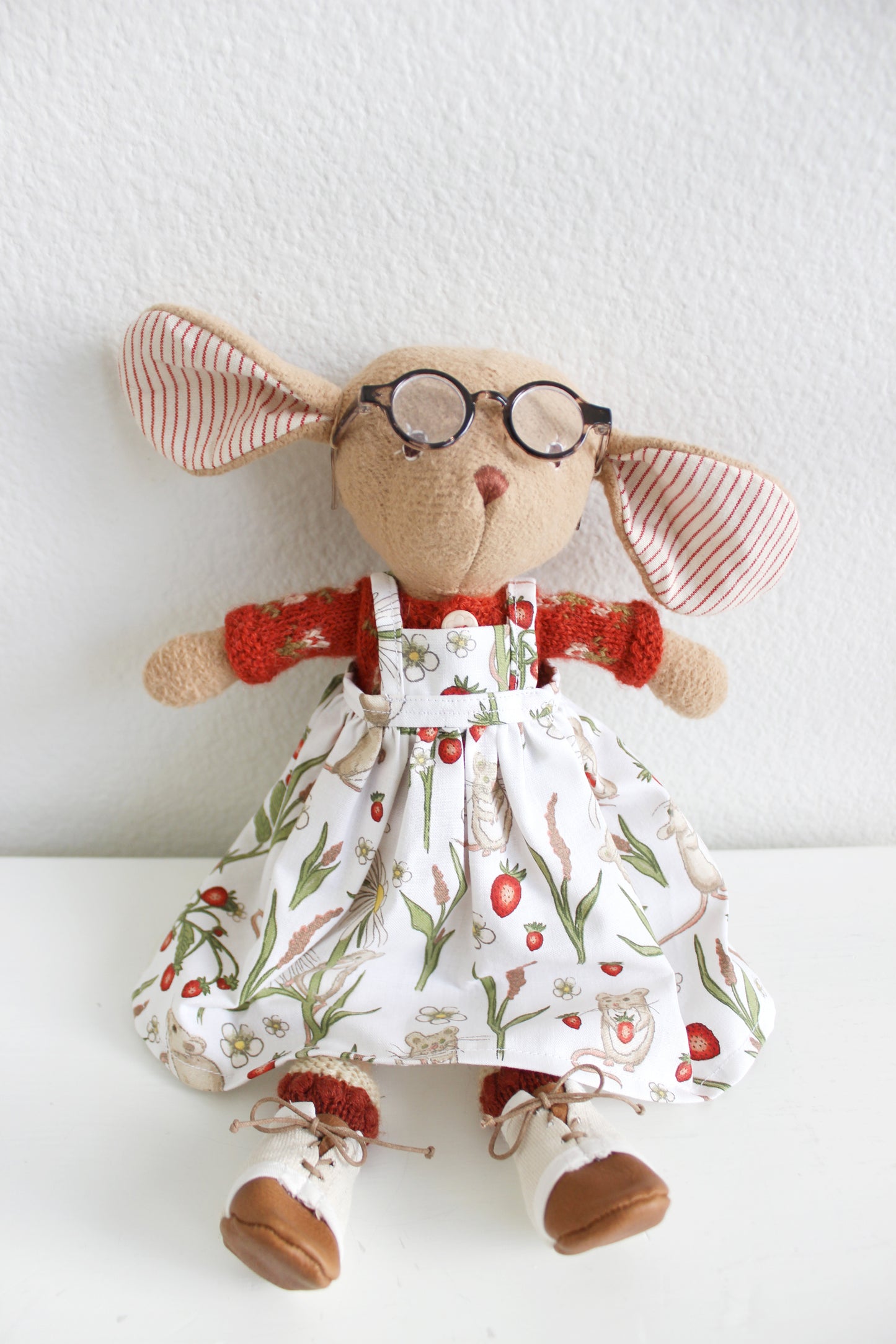 Strawberry Field Mouse Apron Dress