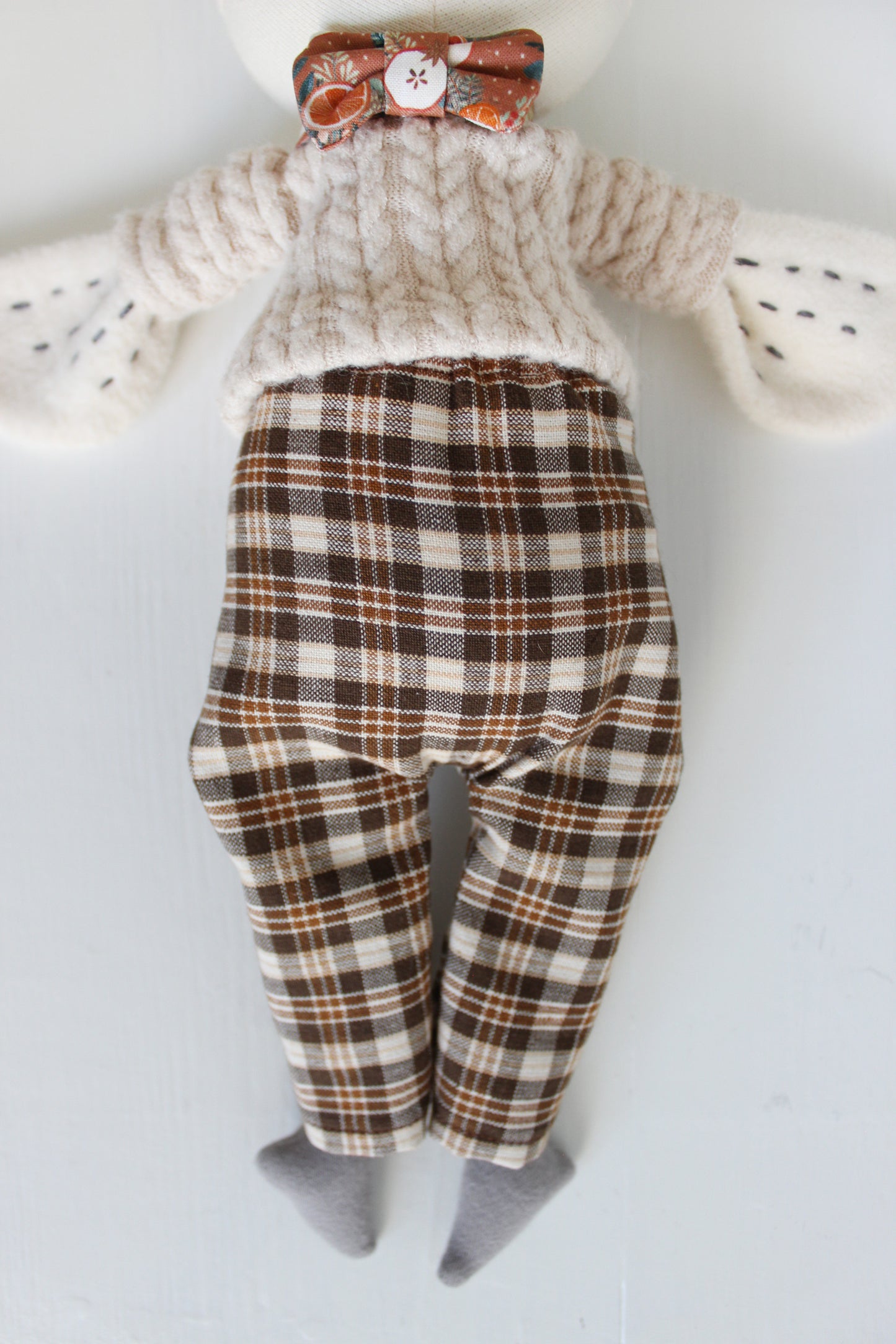 Brown Plaid Pants