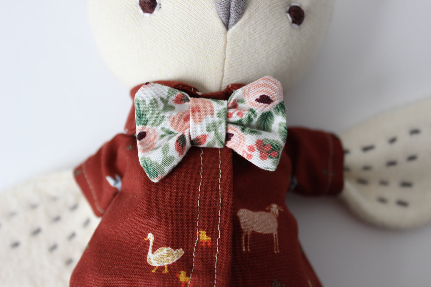 RPC Pink Rosa Bowtie (Long Band)