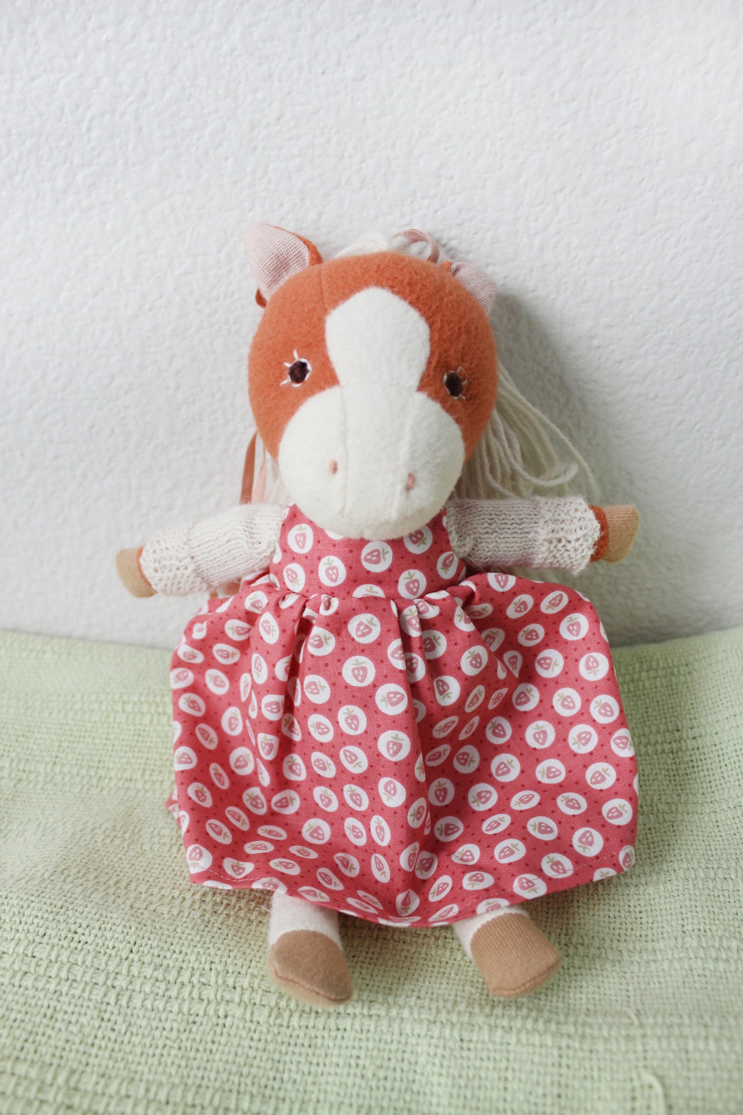 Pink Strawberry Print Dress