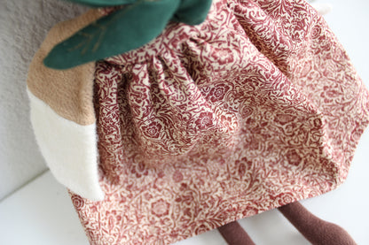 Antique Red Christmas Dress