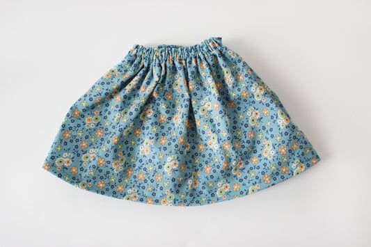 Blue Bonnets Ruffle Skirt