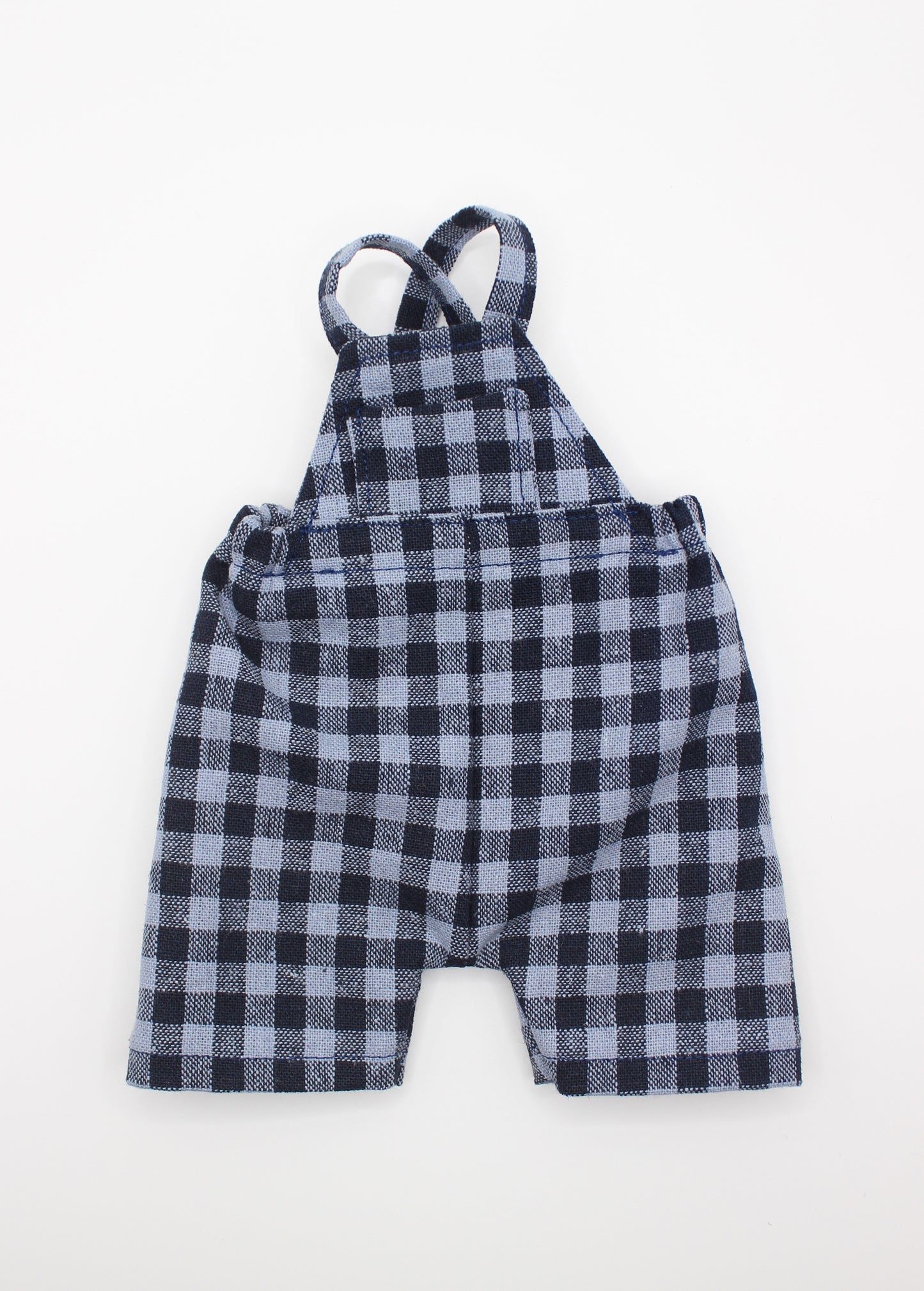Blueberry Gingham Overalls