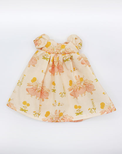 Dandelion Bunnies Puff Sleeve Dress