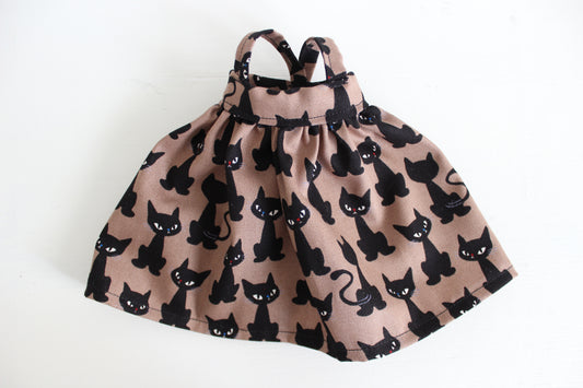 Black Cat Overall Skirt