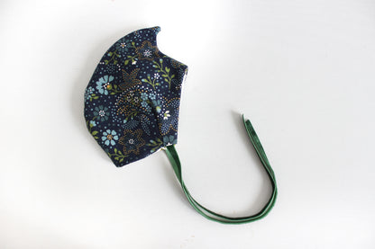Blue Floral Dewdrop Bonnet