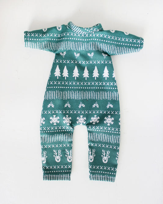 Spearmint Fair Isle Coverall