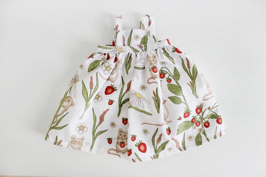 Strawberry Field Mouse Apron Dress