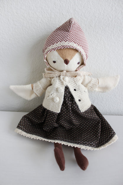 Truffle and Fleur Dress with Lace Trim
