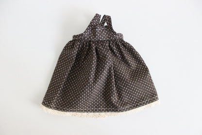 Truffle and Fleur Dress with Lace Trim
