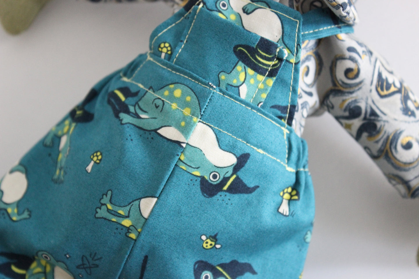 Magic Toad Short Overalls