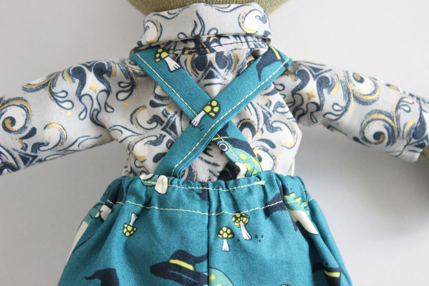 Magic Toad Short Overalls