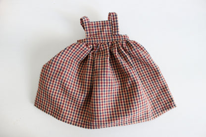 Studious Gingham Apron Dress
