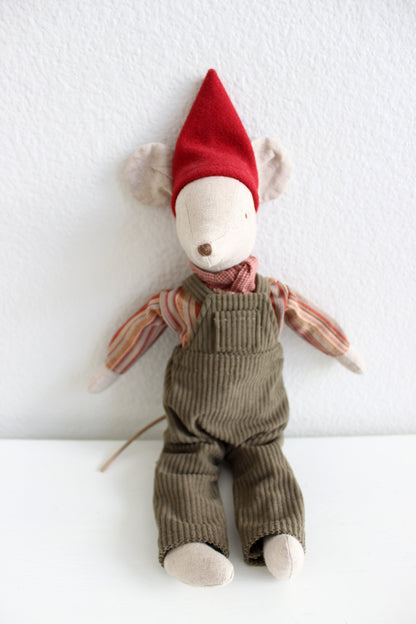 Olive Corduroy Overalls