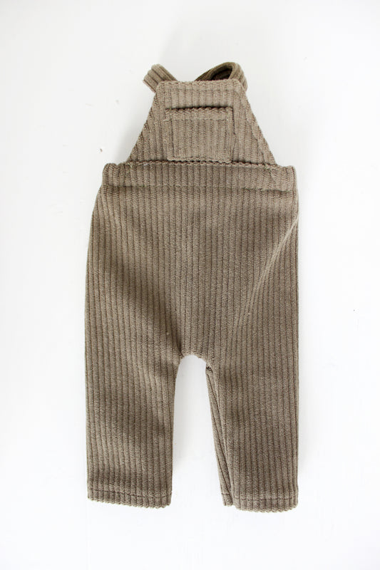 Olive Corduroy Overalls