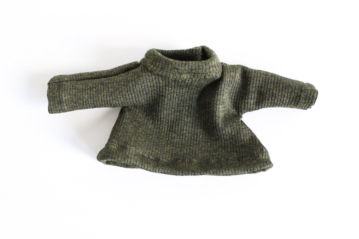 Green Ribbed Shirt