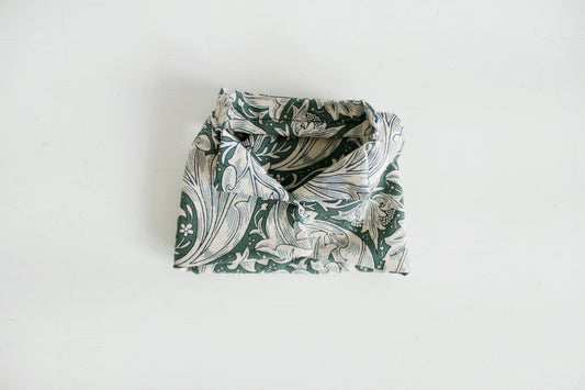 Green Scroll Leaf Gentlemen's Vest