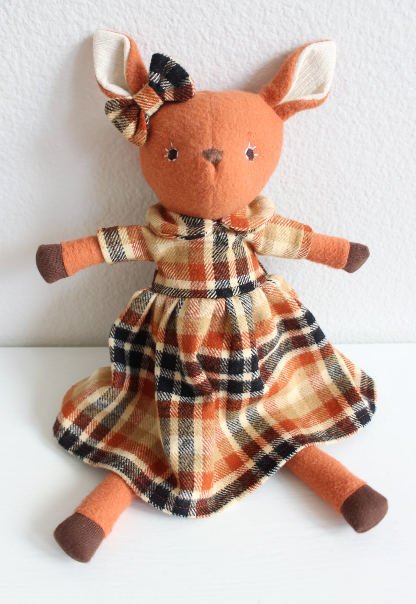 **PREORDER** Harvest Plaid Collared Dress