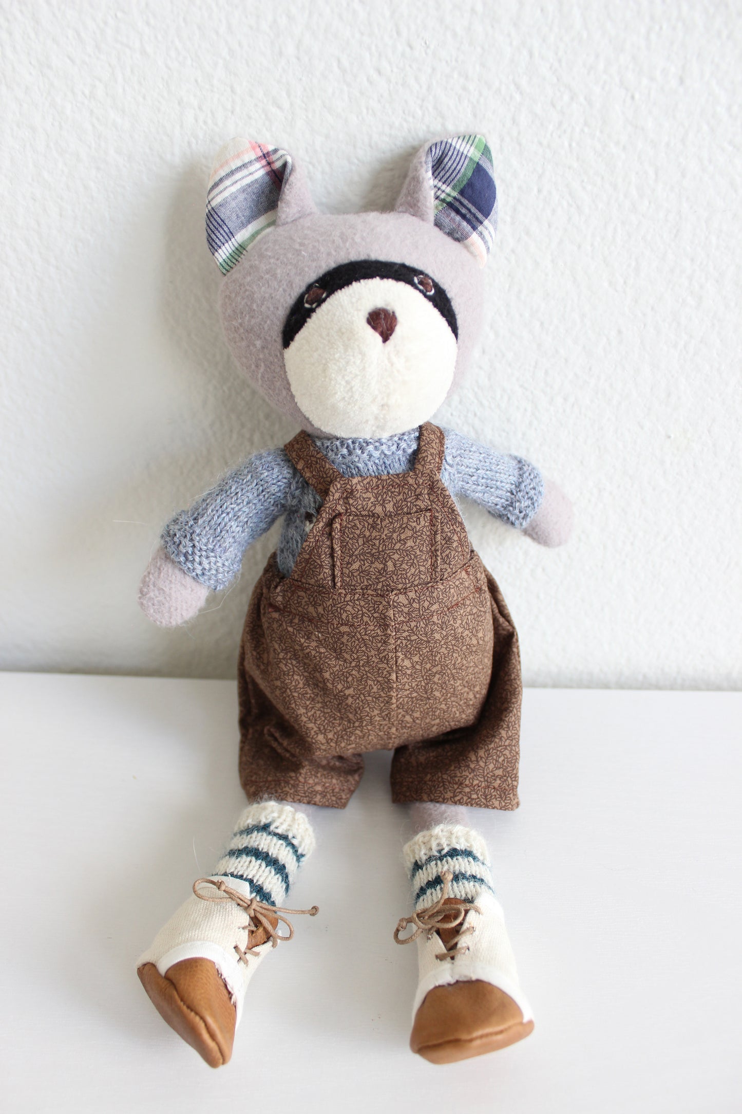 Brown Ivy Short Overalls