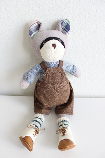 Brown Ivy Short Overalls