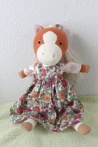 Lightweight Floral Apron Dress