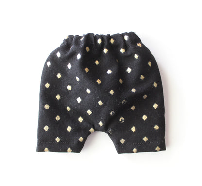 Black and Gold Diamond Shorts (Simon/Toby)