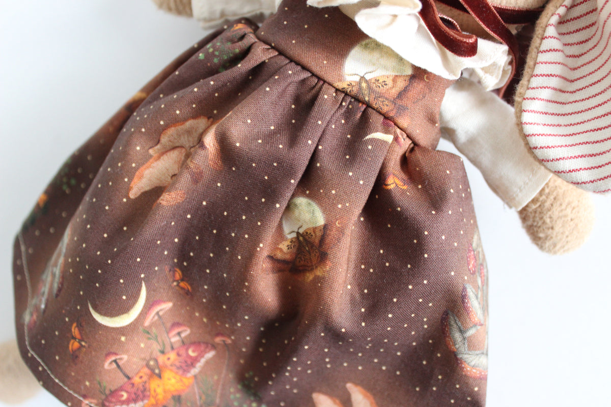 Mushroom and Moth Dress
