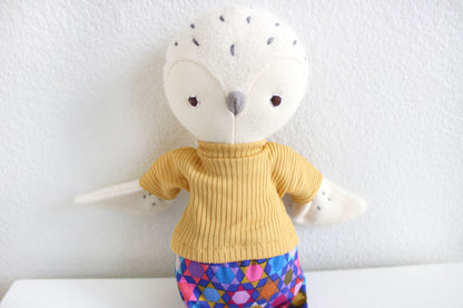 Ribbed Mustard Turtleneck Tee