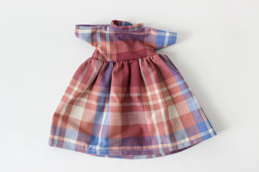 Berry Lemonade Plaid Dress