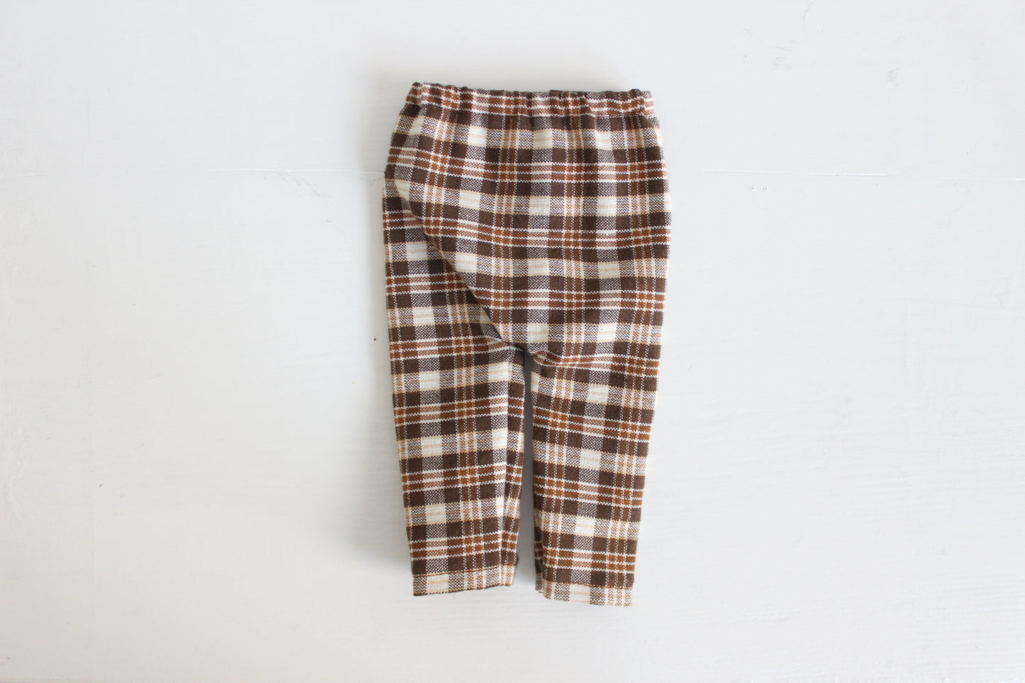 Brown Plaid Pants