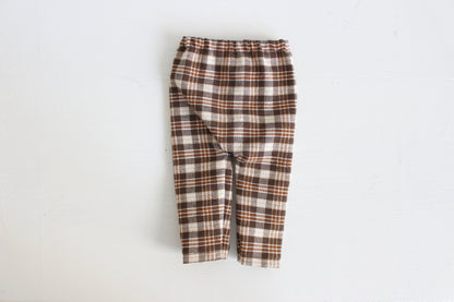 Brown Plaid Pants