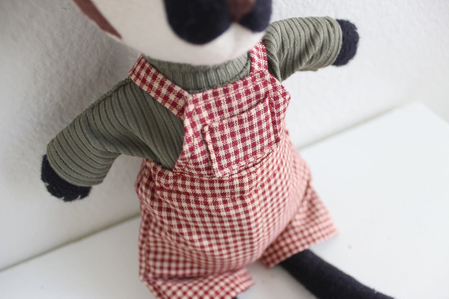 Red Checkered Overalls