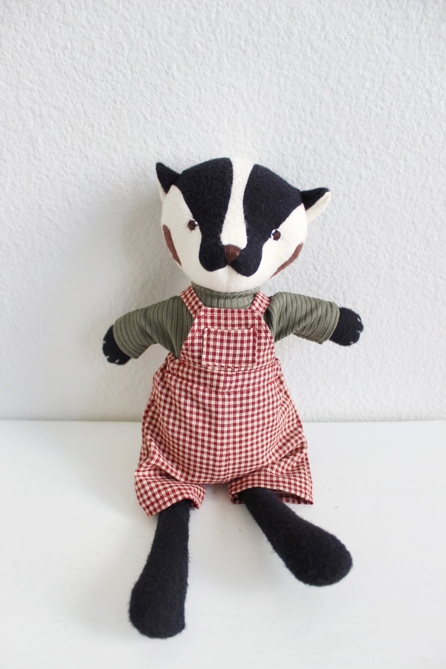 Red Checkered Overalls