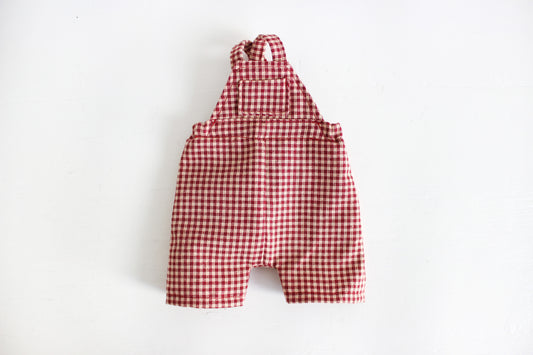 Red Checkered Overalls