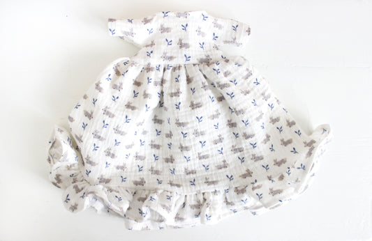 Rabbit in the Hat Muslin Ruffle Dress