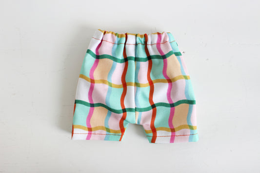 Ripple Elastic Waist Shorts