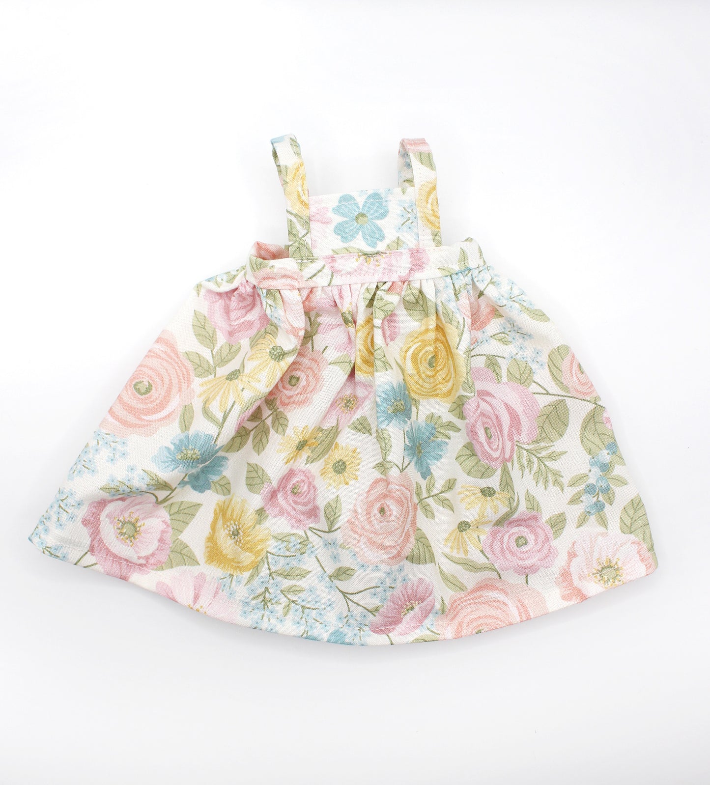 Pastel Rose Apron Dress