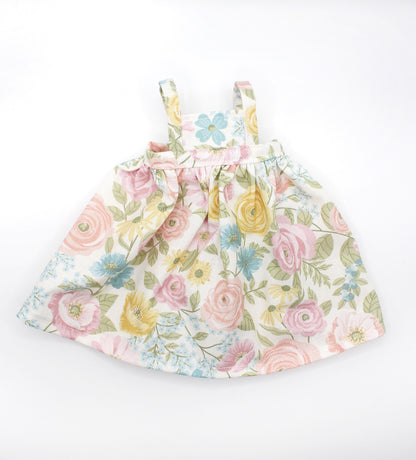 Pastel Rose Apron Dress