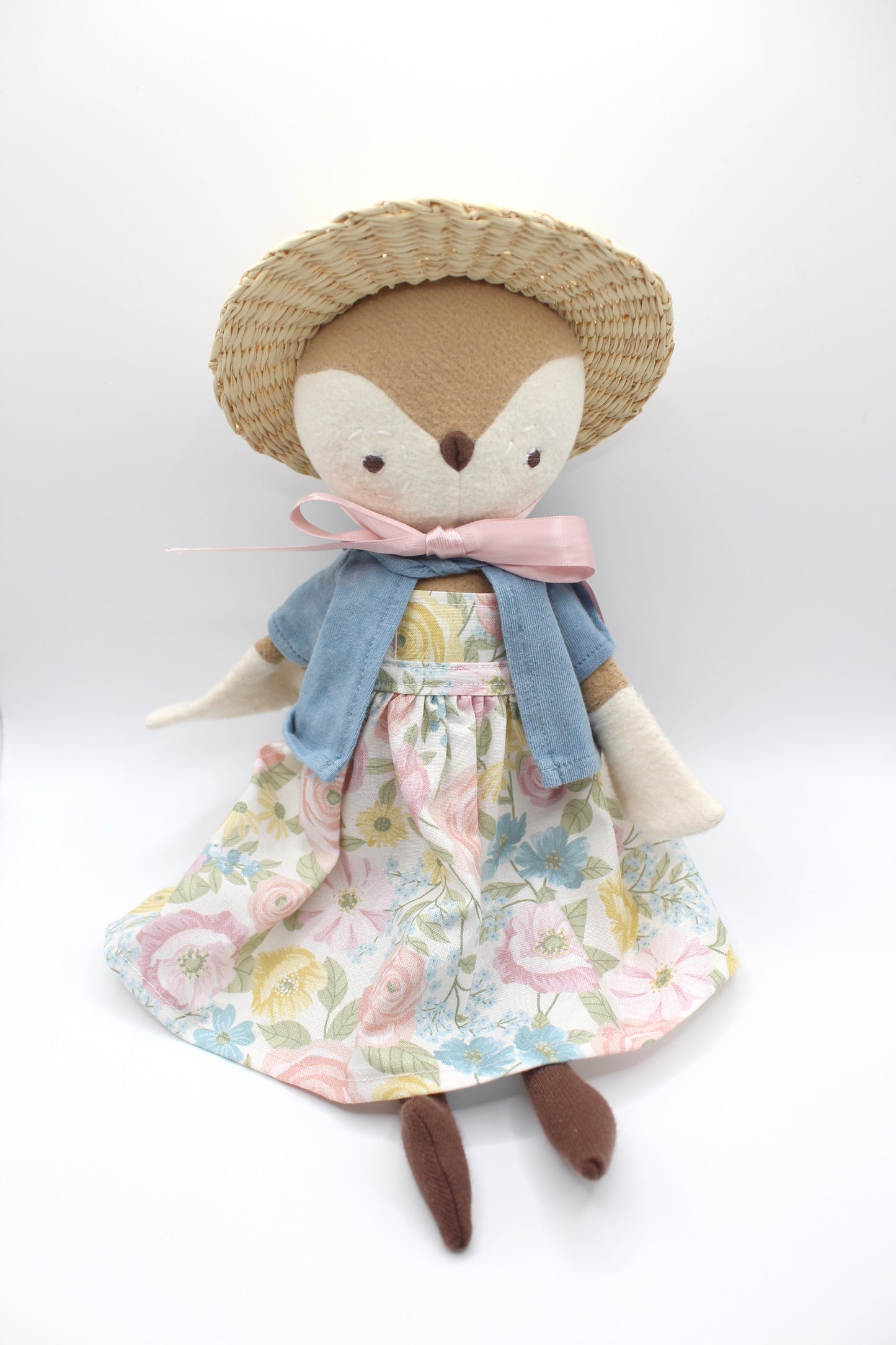 Pastel Rose Apron Dress