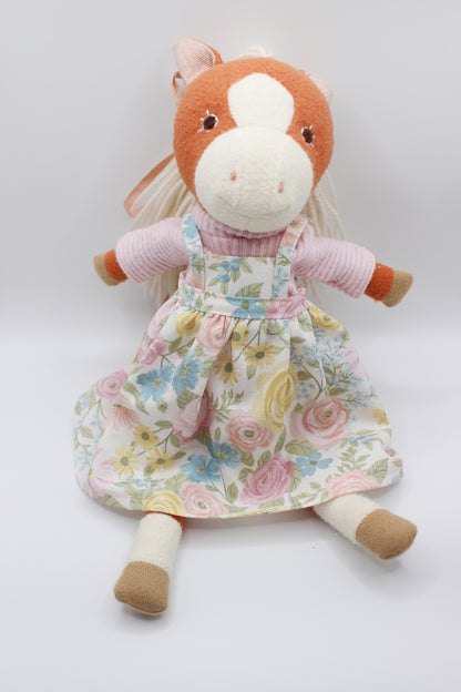Pastel Rose Apron Dress