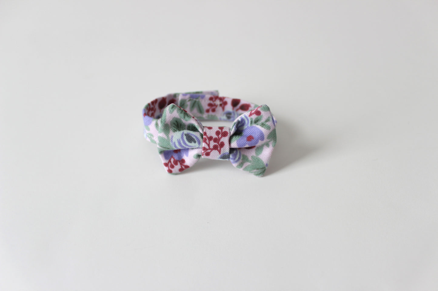 RPC Purple Rose Bowtie (Long Band)