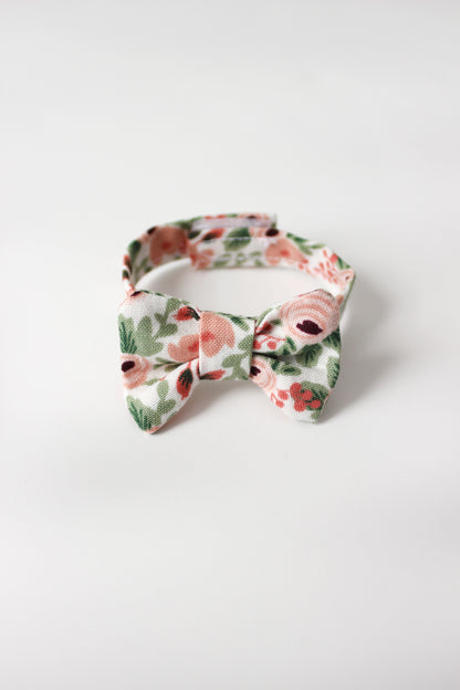 RPC Pink Rosa Bowtie (Long Band)