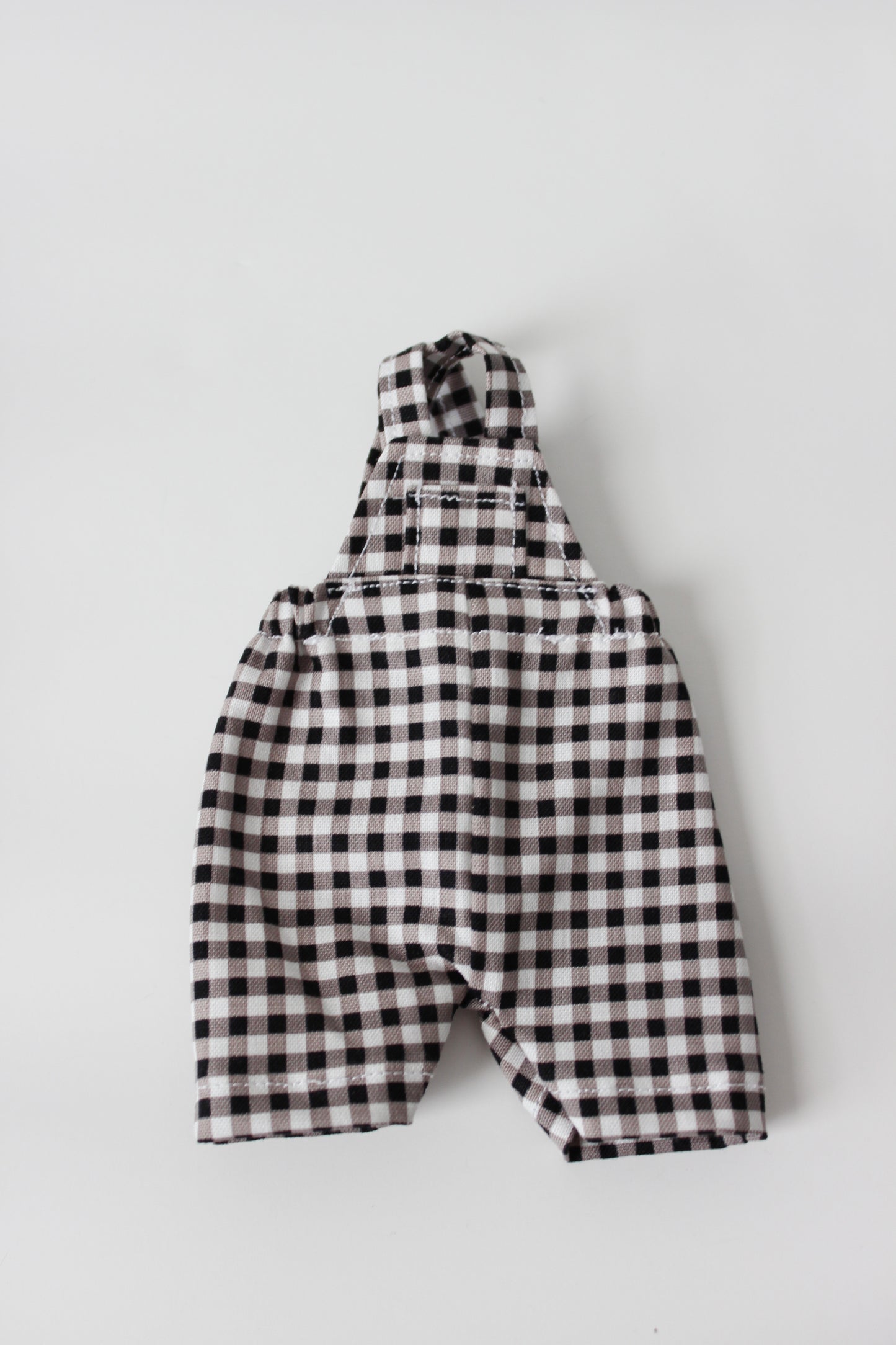 Black Check Overalls (Simon/Toby)