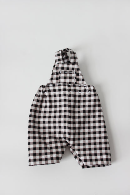 Black Check Overalls (Simon/Toby)