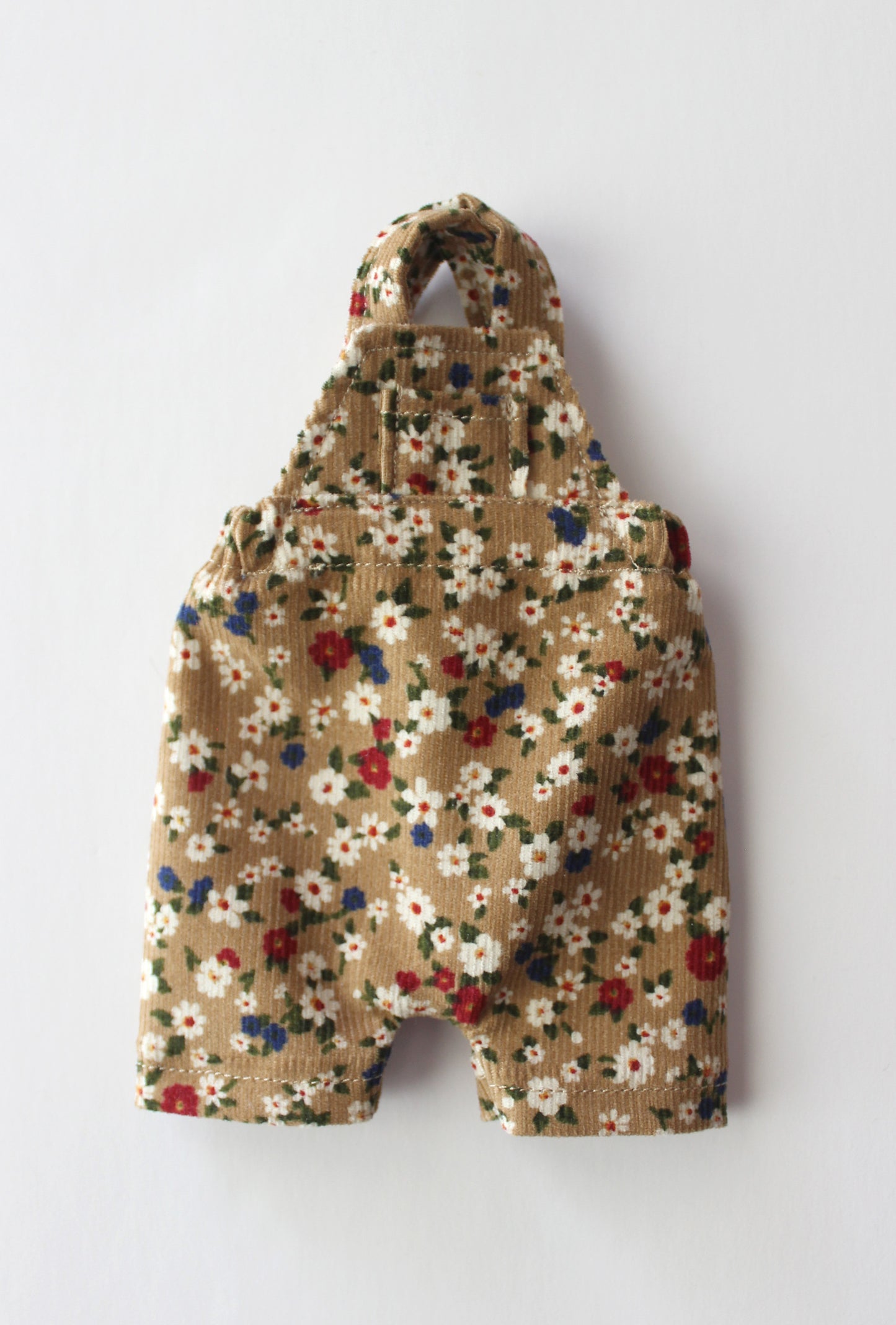 Micro Corduroy Flower Overalls