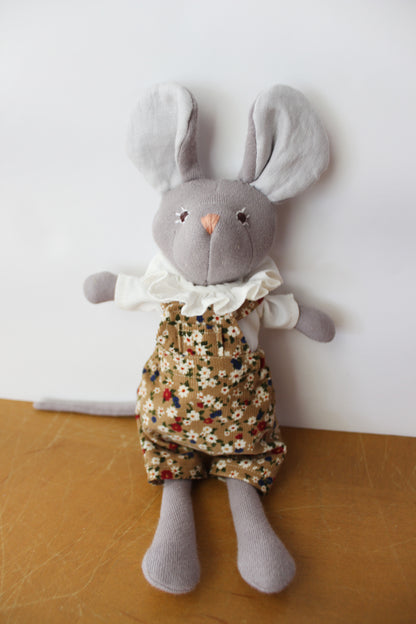 Micro Corduroy Flower Overalls