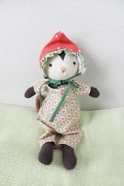 Green Strawberry Print Coverall