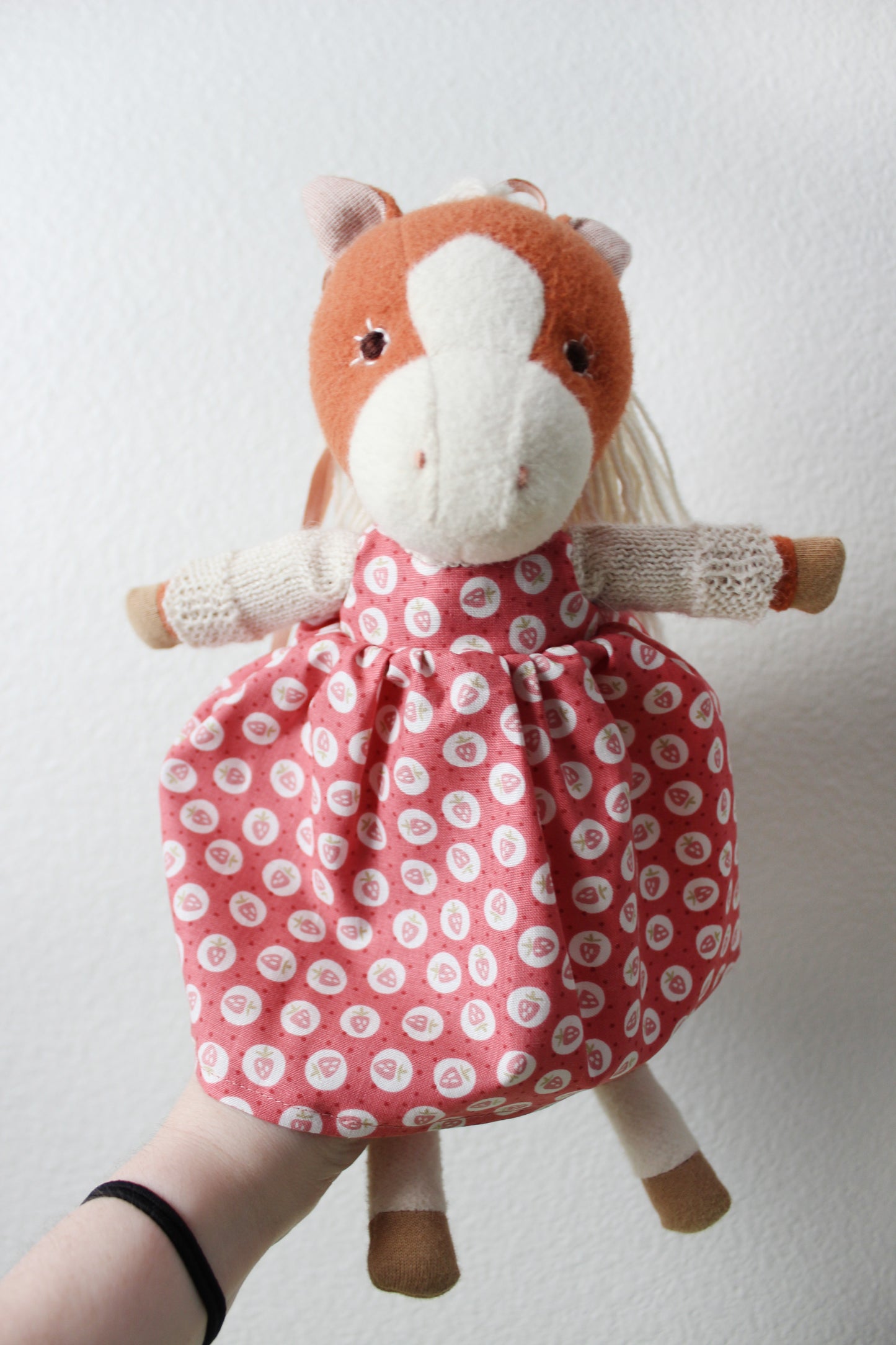 Pink Strawberry Print Dress