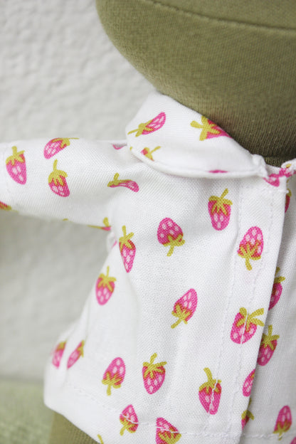 Pink Strawberry Dress Shirt